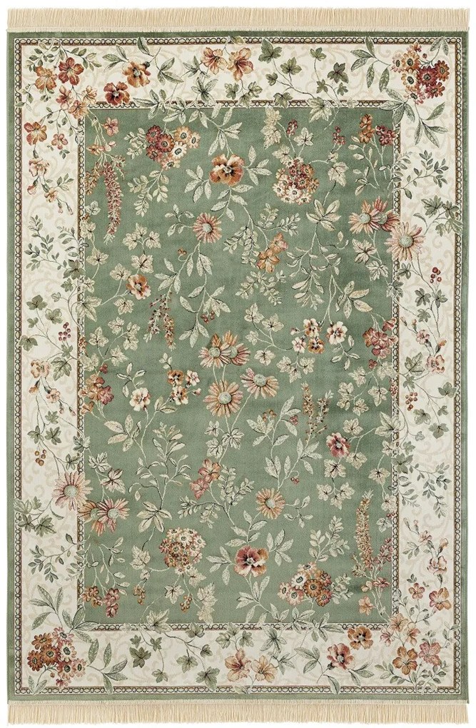 Hanse Home, Kusový koberec Naveh 104374 Green, 195x300, zelená, chodba / predsieň