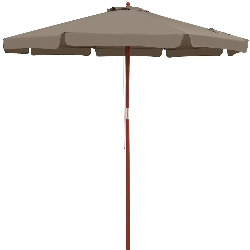 InternetovaZahrada Záhradný slnečník Ø330 cm - taupe
