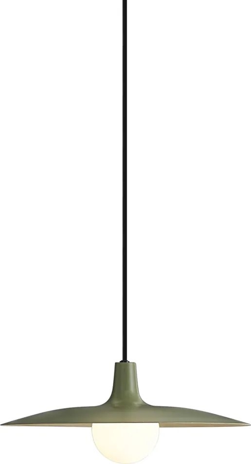 Retro závesná lampa zelená pre koľajnicový systém 1-fázový - Slimline Panzi