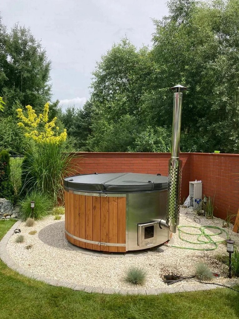 Záhradná vírivka 200 cm ruská hydromasážna Led záhradná balia Spa