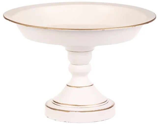 Autronic BONTEC Misa kovová - na stojane, 20 cm, aranžovacia, biela Farba: Biela