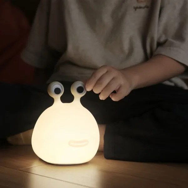 MegaLight - LED RGB Stmievateľná nabíjacia detská dotyková lampa MOMO MOON LED/5V