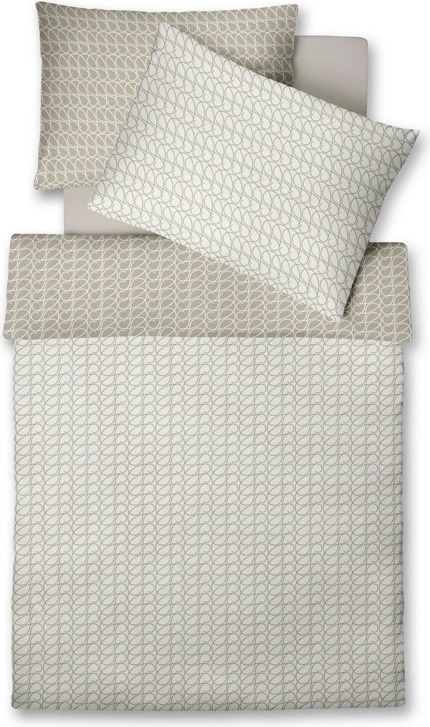 XXXLutz POSTEĽNÁ BIELIZEŇ, damask, béžová, krémová, 140/200 cm Fleuresse - Obliečky & plachty - 003273038701