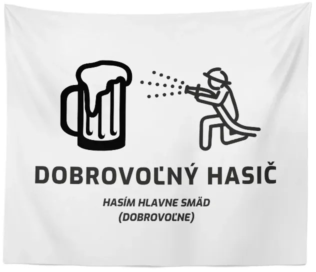Sablio Deka Dobrovoľný hasič: 150x120 cm