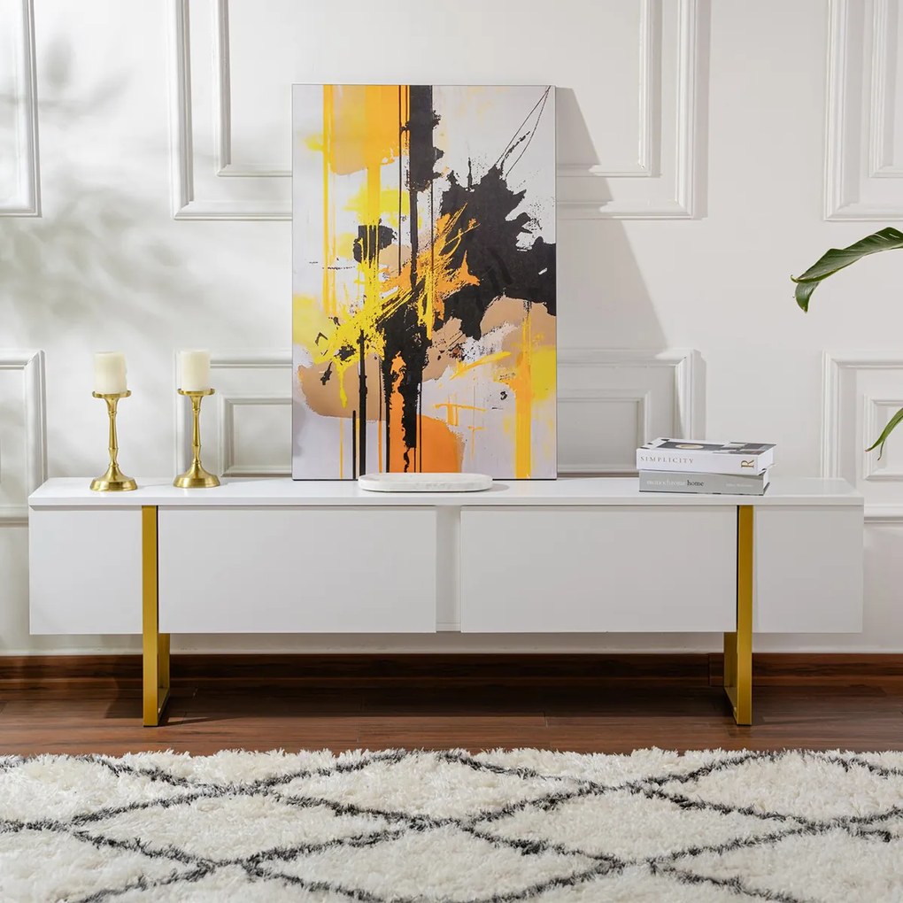 TV stolík Serenity White