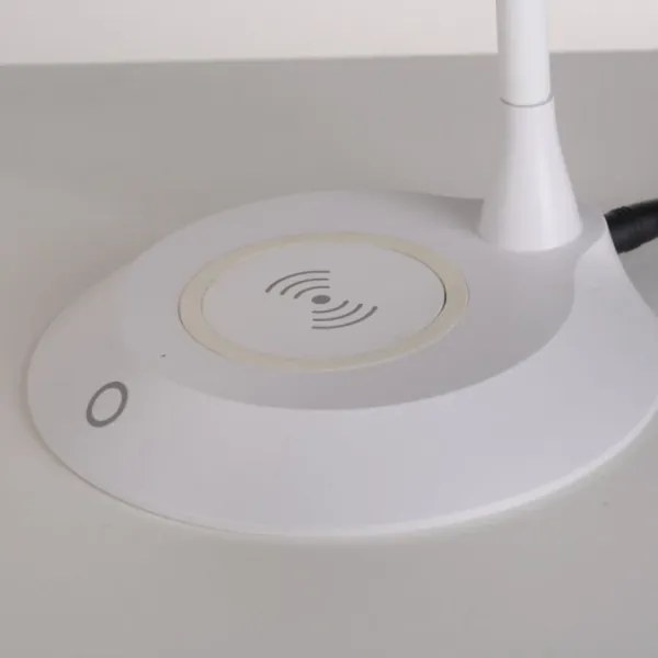 JUST LIGHT. 14414-16 -LED stmievateľná stolná lampa s nabíjaním PUCKI LED/4,5W/230V biela