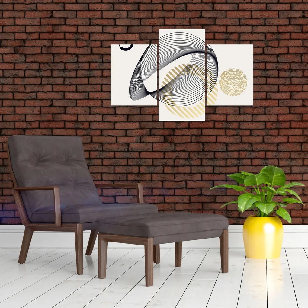 Obraz - Geometrické tvary N⁰3 (90x60 cm)