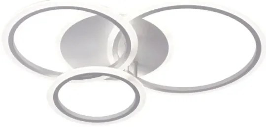 LED Stmievateľný prisadený luster LED/40W/230V biela + diaľkové ovládanie