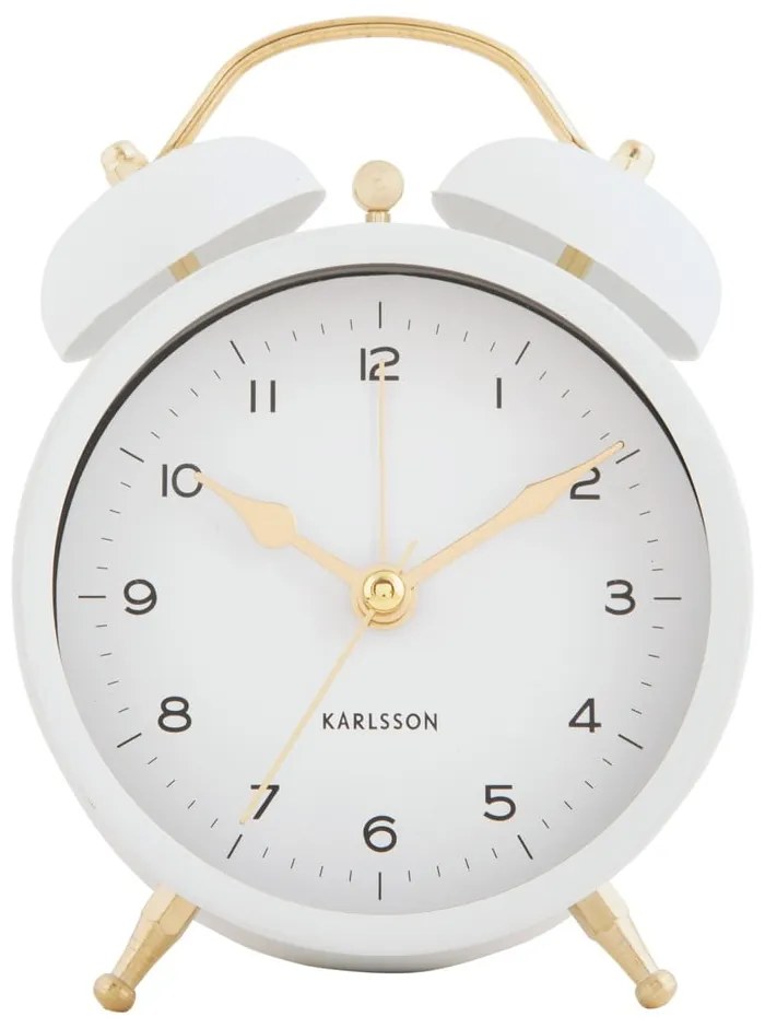 Budík ø 10 cm Classic Twin Bell – Karlsson