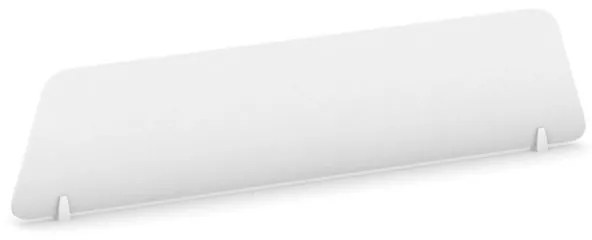 Stolný paraván MIRELLI, 1400 x 300 mm, biela