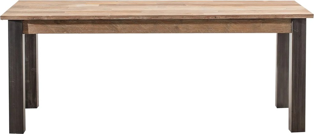 Rozkladací stôl Berton 200/300 x 100 x 76 black&natural