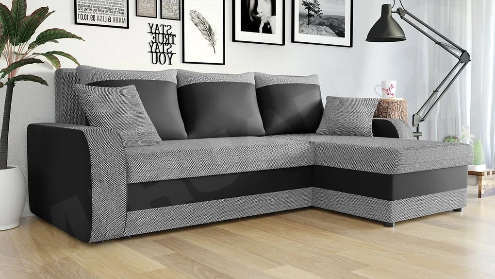 Rohová sedačka Burnet Lux, Dostupné poťahy: Flow 09