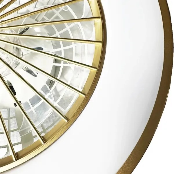 LED Stropné svietidlo s ventilátorom OPAL LED/48W/230V + diaľkové ovládanie