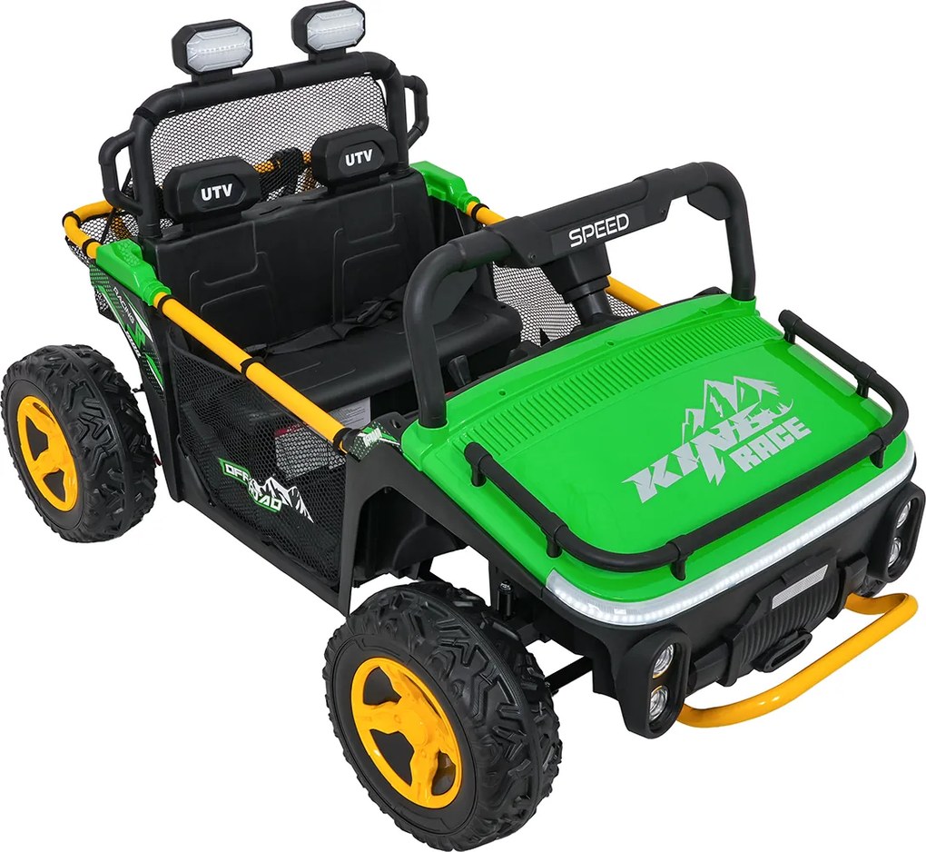 Ramiz Elektrická bugina UTV SPEED pre deti zelená