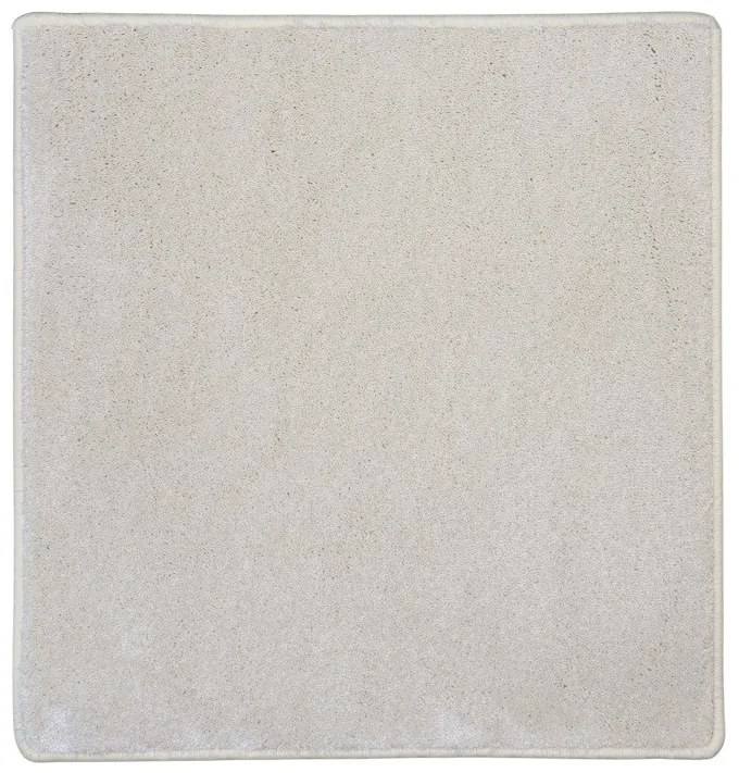 Kusový koberec Laguna krémová štvorec, 150x150, biela, obývacia izba, Vopi