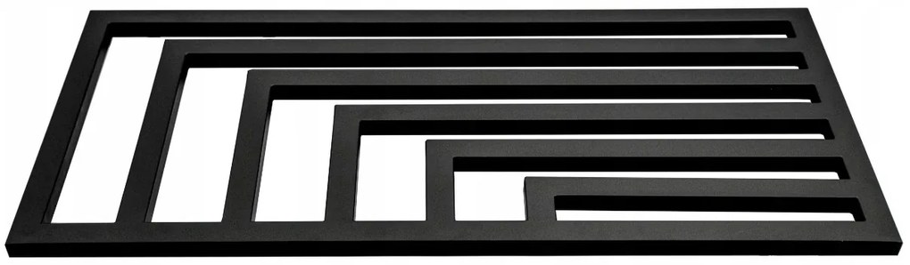 Regnis Kreon Zenit, vykurovacie teleso 1000x550 mm, 541W, čierna matná, KZ100/55/PD/PG/BLACK