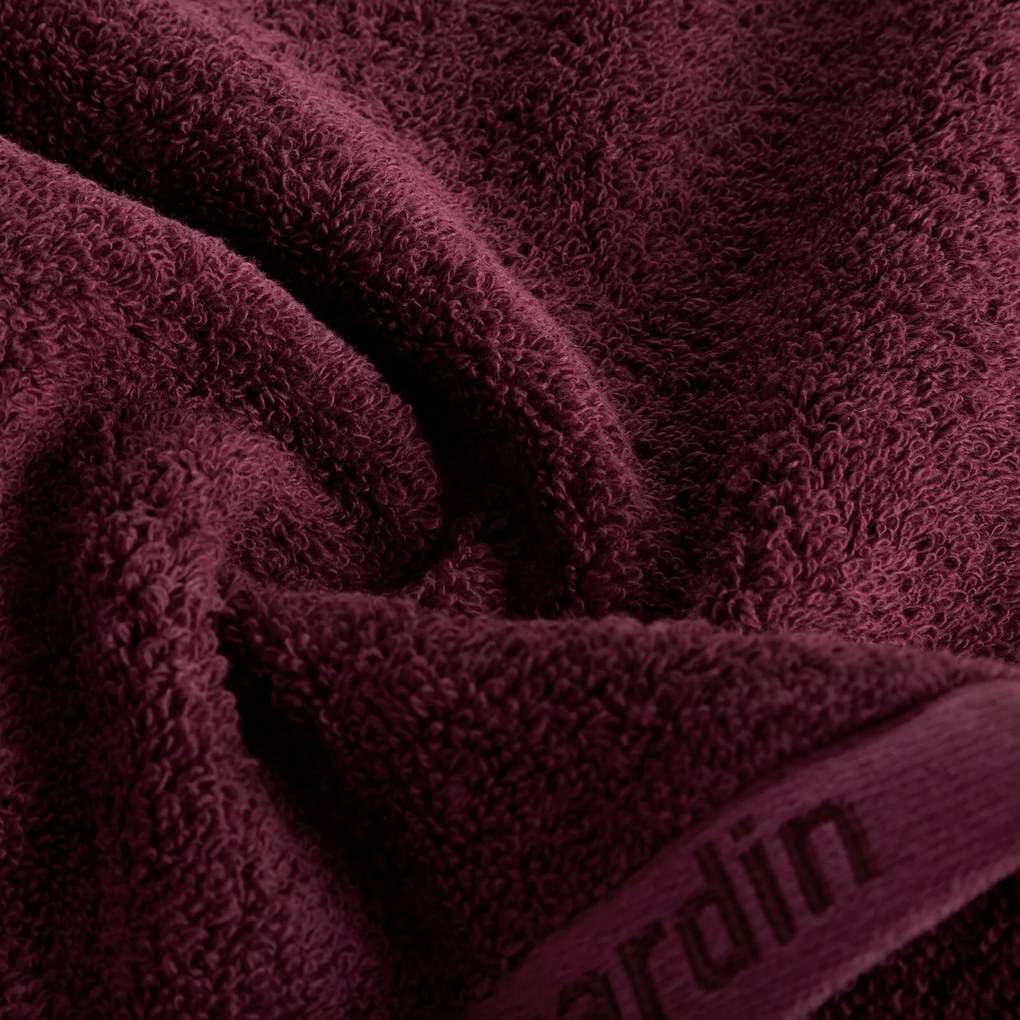 BAVLNENÝ UTERÁK PIERRE CARDIN EVI 70X140 CM BORDOVÁ