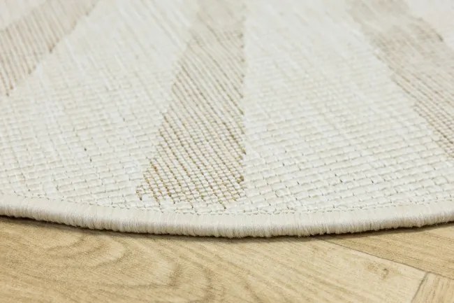 Detský obojstranný koberec BRUSSELS 206023/10820 béžový / krémový kruh