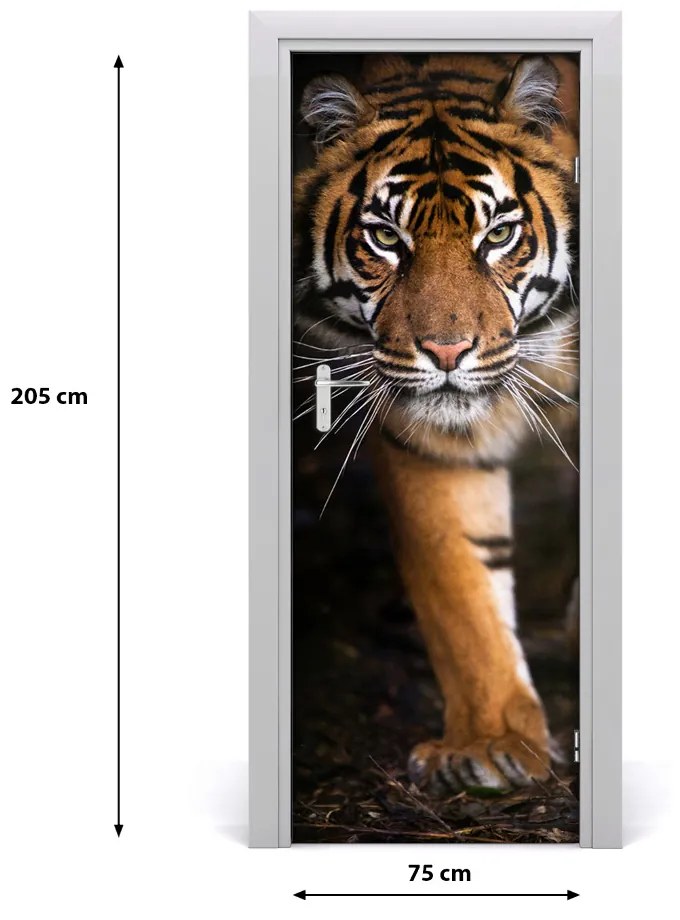 Fototapeta samolepiace na dvere tiger 75x205 cm