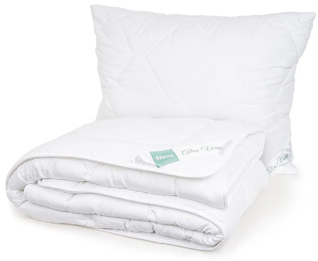4Home Set prikrývky a vankúša Aloe Premium, 140 x 220 cm, 70 x 90 cm, 140 x 220 cm, 70 x 90 cm