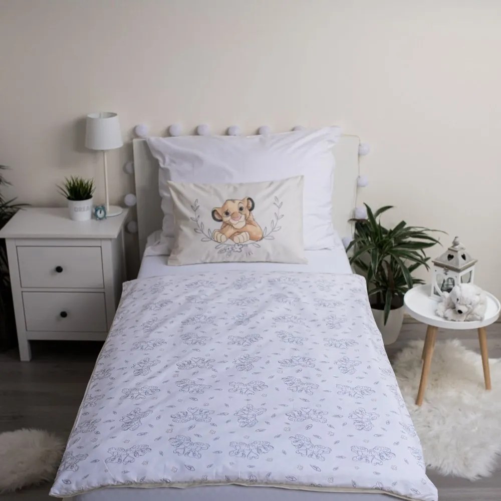Jerry Fabrics Obliečka do postieľky Leví kráľ 03 baby 100x135/40x60 cm