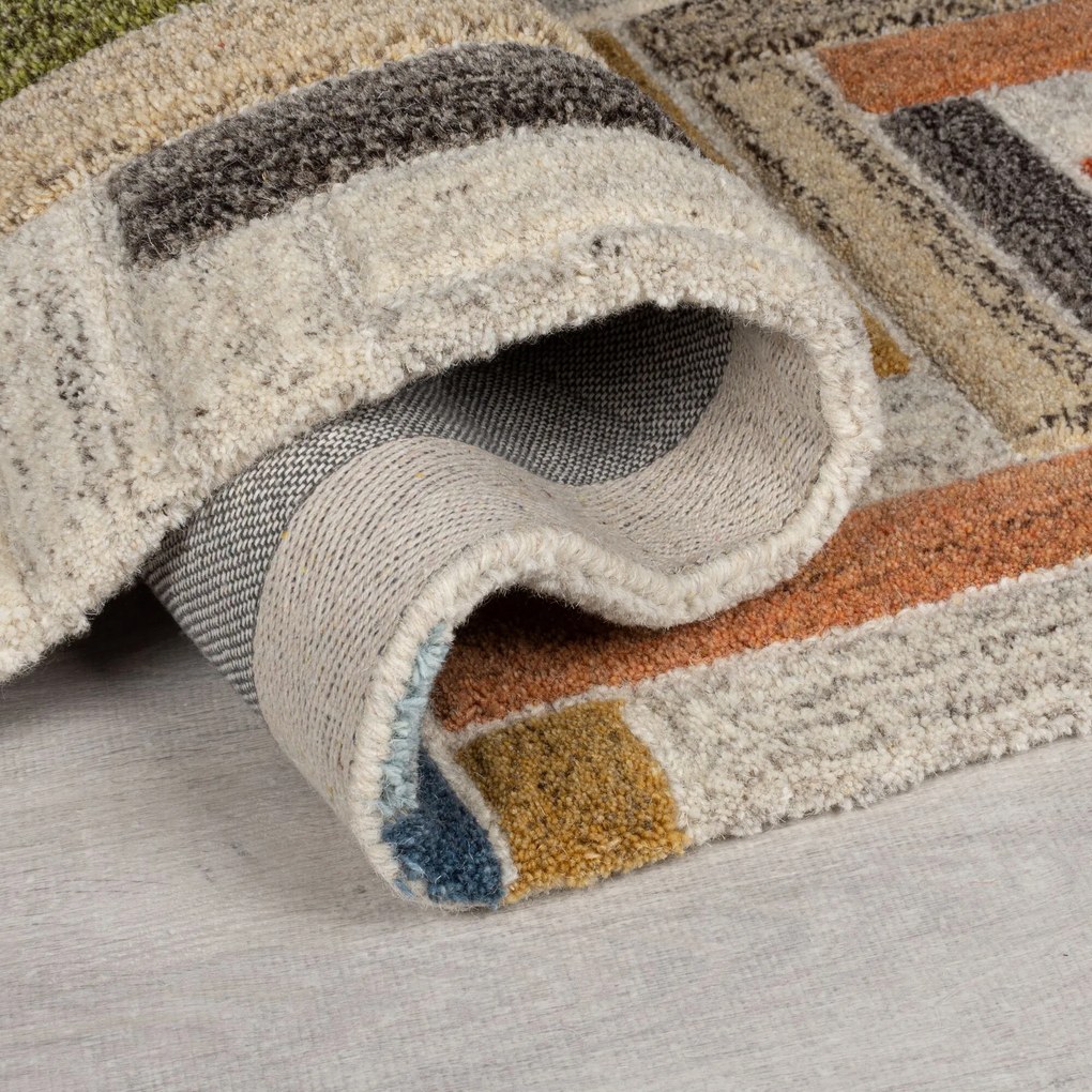 Flair Rugs, Kusový koberec Moda Russo Multi, 120x170, viacfarebná, chodba / predsieň