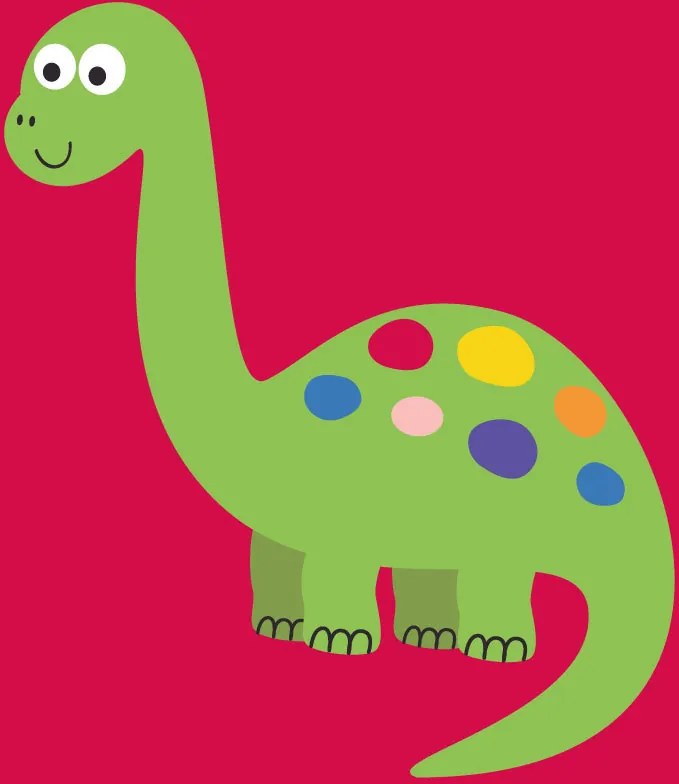 Detský bavlnený uterák ANIMALS 30x50 cm - Dinosaurus