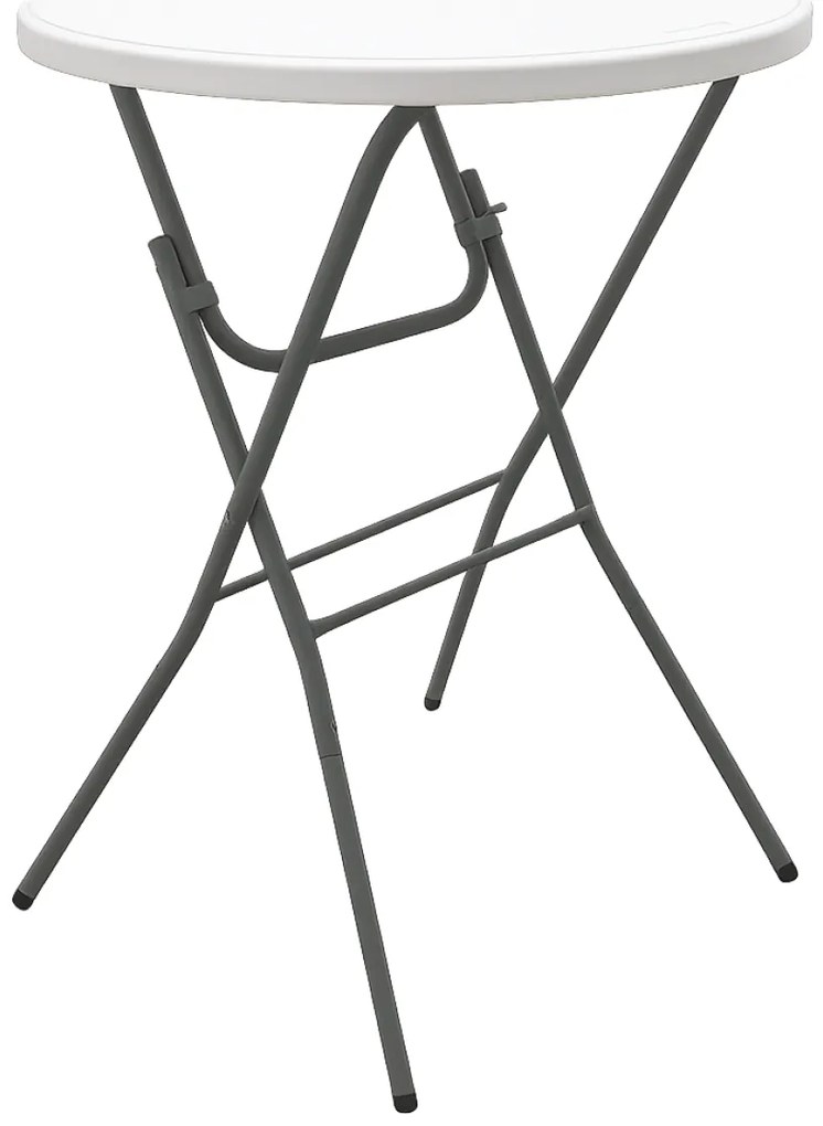 Skladací okrúhly "barový" stôl
