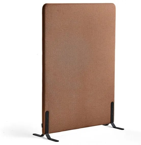 Paraván ZONE, 1360x1000x46 mm, látka Rivet, čierne nožičky, medená