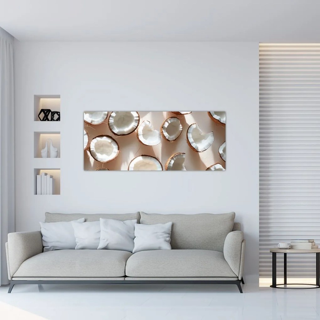 Obraz - Kokosové orechy (120x50 cm)