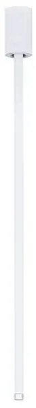 LED biele designové stropné svietidlo Ornos 70