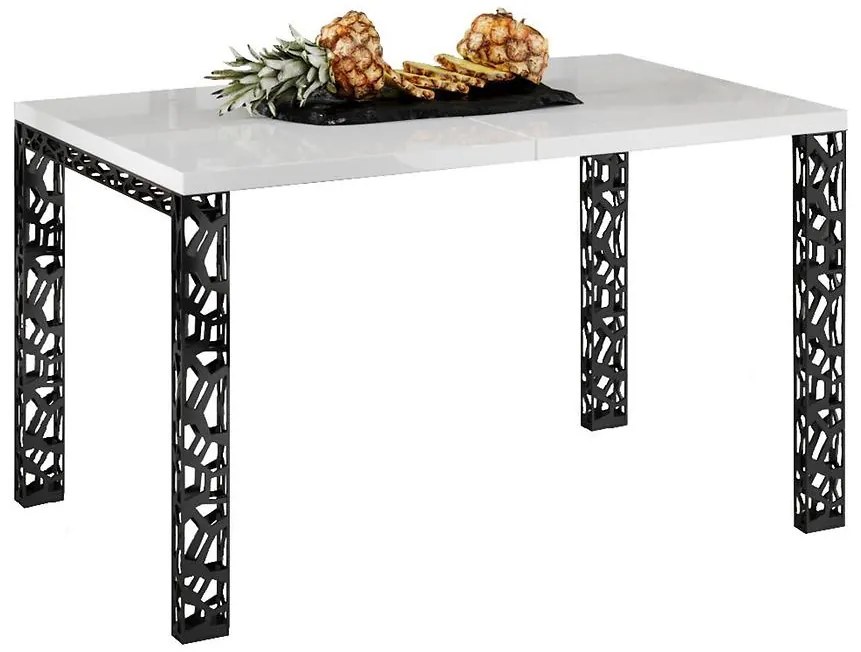 Stôl Matio 215 biela lesklá