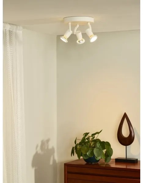 Lucide 11903/15/31 - LED bodové svietidlo JASTER-LED 3xGU10/5W/230V biele