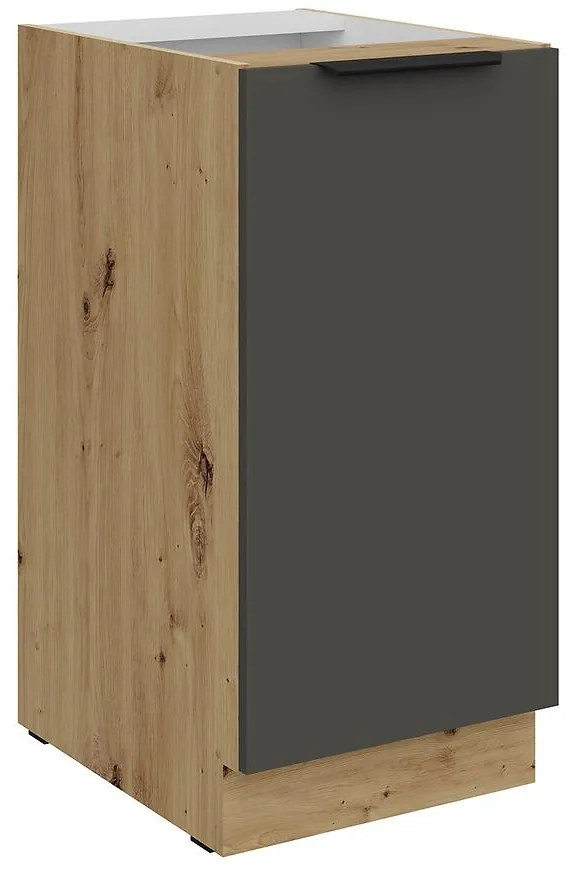 Kuchynská skrinka Aria-Gr/Ar Anti Fingerprint 40d 1f Bb