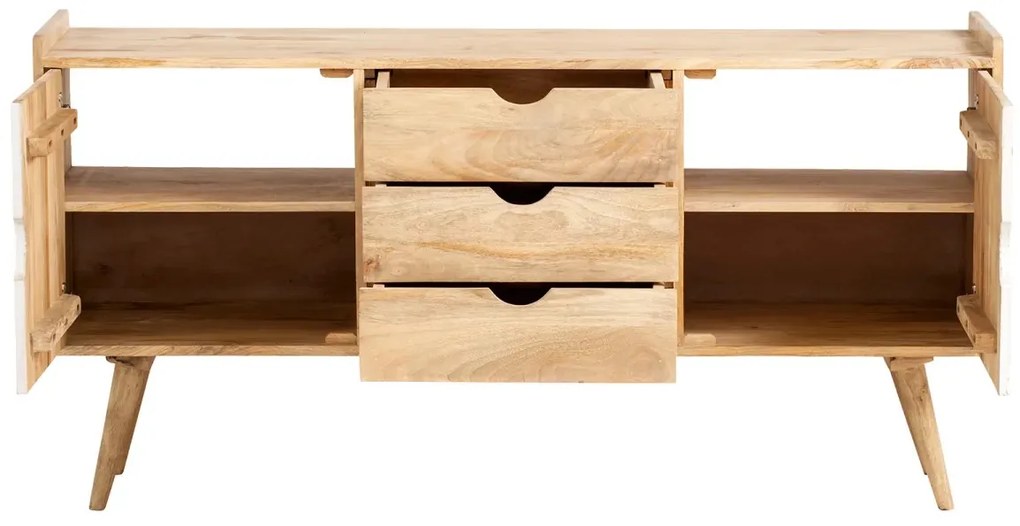 furniture-nabytek.cz - Masivní koupelnový set Barani, 3 kusy