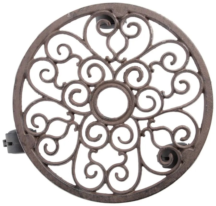 Kovový pojazdný podstavec pod kvetináč ø 29 cm – Esschert Design
