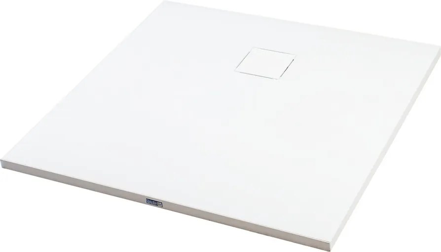 Cagliari White 80x80x2,6 cm Štvorcová, SMC sprchová vanička, so sifonom