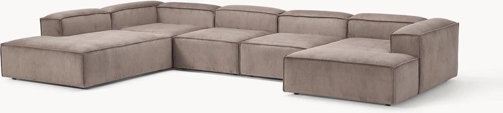 XL menčestrová modulárna pohovka Lennon
