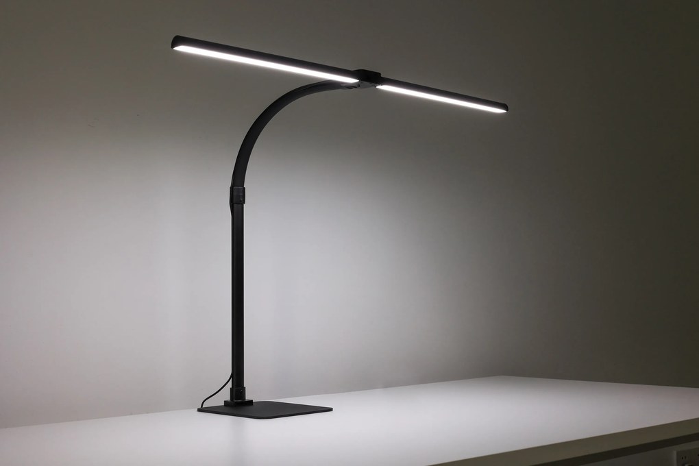 Stolná LED lampa ALVARO, základňa, diaľkový ovládač