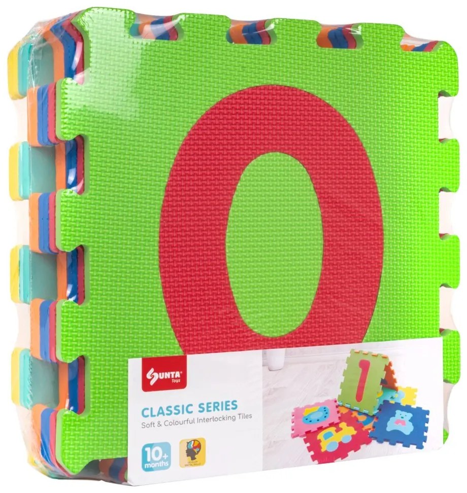 Ramiz Puzzle farebná podložka s číslami - 32 x 32 cm