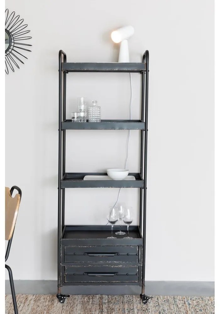 Biela stolová lampa White Label Vesper