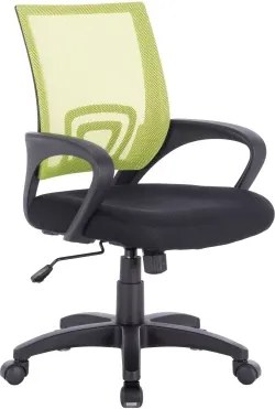 Kancelárske kreslo Fresh, čierna/zelená sieťovina%