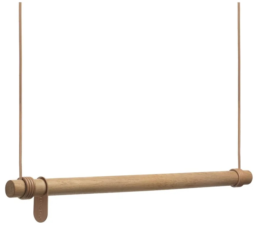 Nástenný vešiak z dubového dreva v prírodnej farbe 80 cm Swing M – LIND DNA