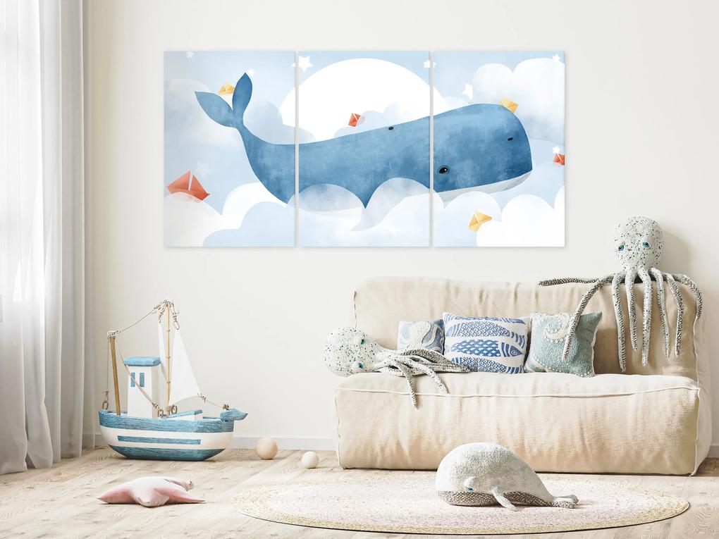 Artgeist Obraz - Dream Of Whales (3 Parts) Veľkosť: 120x60, Verzia: Premium Print
