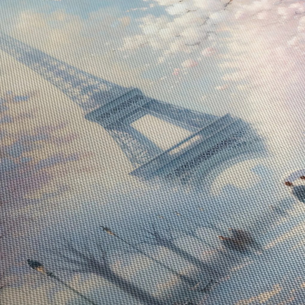 Obraz - Maľba z Paríža (120x50 cm)