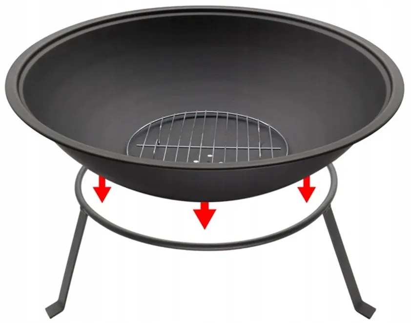 Verk 27098 Záhradné prenosné ohnisko 55 cm
