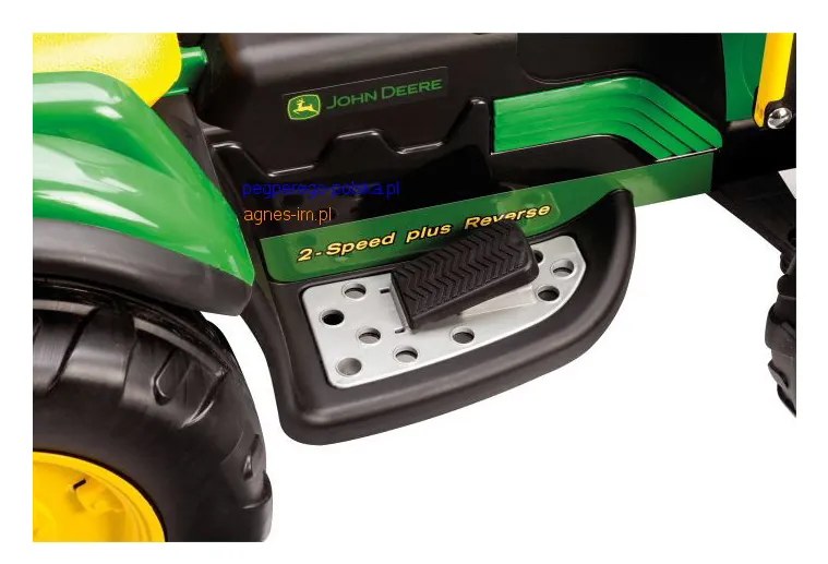 Peg Perego Elektrický traktor Bager JOHN DEERE GROUND LOADER IGOR0068 - 330W - 12V 8Ah - 2024
