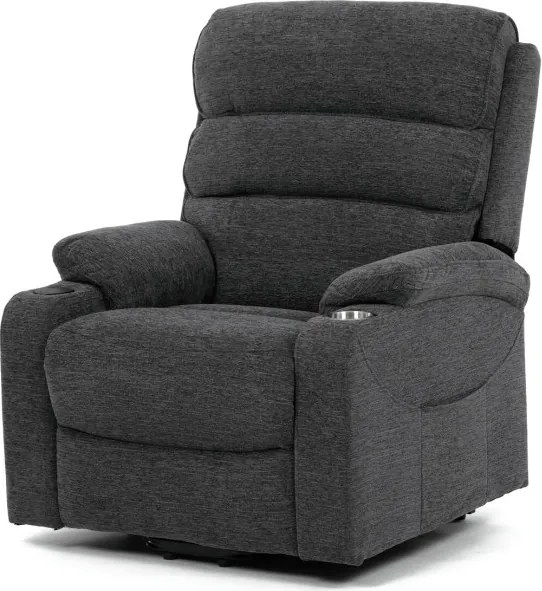 Polohovacie kreslo sivé, elektrické TV-S8348 GREY2
