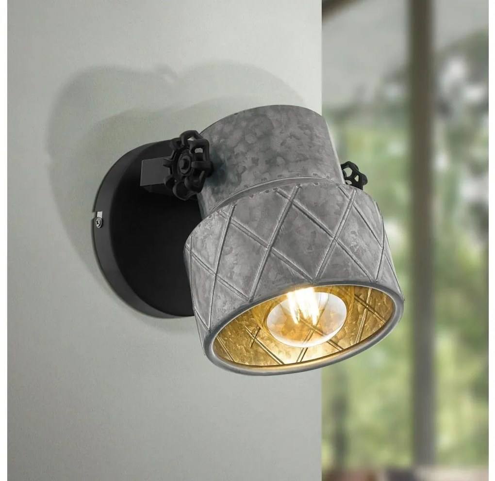 Eglo 39868 - Nástenné svietidlo HILCOTT 1xE27/40W/230V