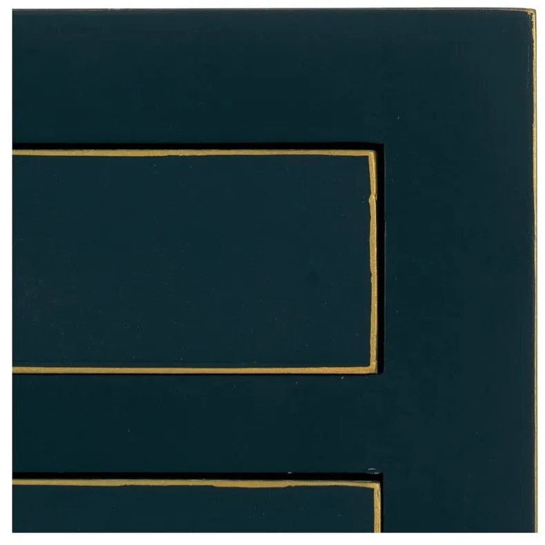 Modrý konzolový stolík 26x85 cm Diana – Ixia